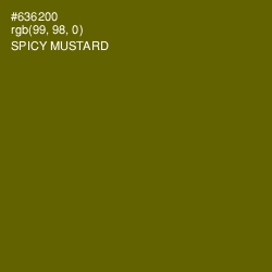 #636200 - Spicy Mustard Color Image