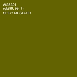 #636301 - Spicy Mustard Color Image