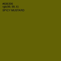 #636306 - Spicy Mustard Color Image