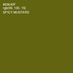 #63640F - Spicy Mustard Color Image