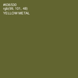 #636530 - Yellow Metal Color Image