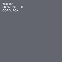 #63656F - Corduroy Color Image