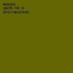 #636603 - Spicy Mustard Color Image