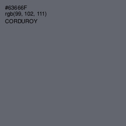 #63666F - Corduroy Color Image