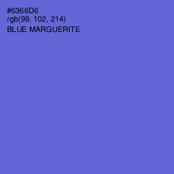 #6366D6 - Blue Marguerite Color Image