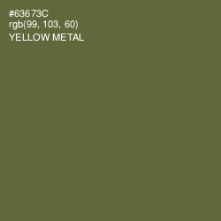 #63673C - Yellow Metal Color Image