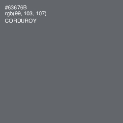 #63676B - Corduroy Color Image