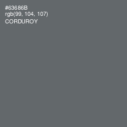 #63686B - Corduroy Color Image