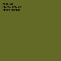 #636A26 - Fern Frond Color Image