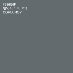 #636B6F - Corduroy Color Image