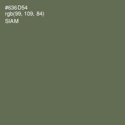 #636D54 - Siam Color Image
