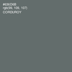 #636D6B - Corduroy Color Image