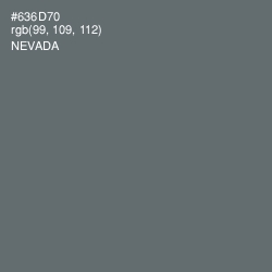 #636D70 - Nevada Color Image