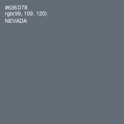 #636D78 - Nevada Color Image