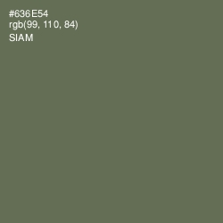 #636E54 - Siam Color Image