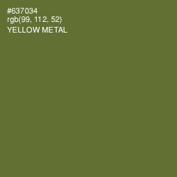 #637034 - Yellow Metal Color Image