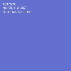 #6370CF - Blue Marguerite Color Image