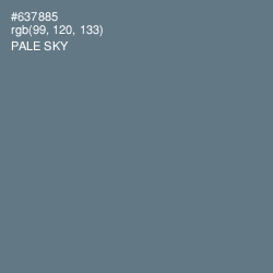 #637885 - Pale Sky Color Image