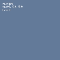 #637B99 - Lynch Color Image