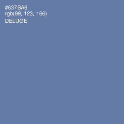 #637BA6 - Deluge Color Image