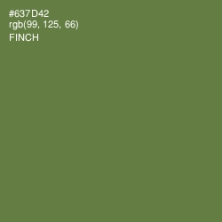 #637D42 - Finch Color Image