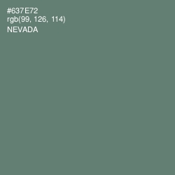 #637E72 - Nevada Color Image