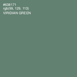 #638171 - Viridian Green Color Image