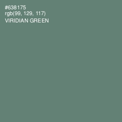 #638175 - Viridian Green Color Image