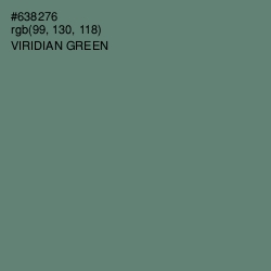 #638276 - Viridian Green Color Image