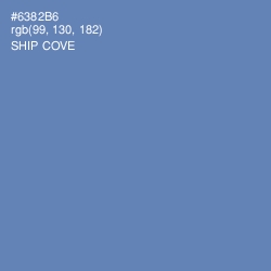 #6382B6 - Ship Cove Color Image