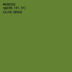 #638333 - Olive Drab Color Image
