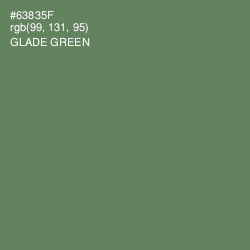 #63835F - Glade Green Color Image