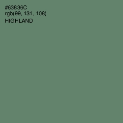 #63836C - Highland Color Image