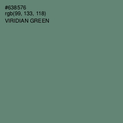 #638576 - Viridian Green Color Image