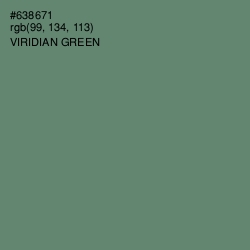 #638671 - Viridian Green Color Image