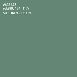 #638675 - Viridian Green Color Image