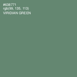 #638771 - Viridian Green Color Image