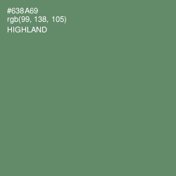 #638A69 - Highland Color Image