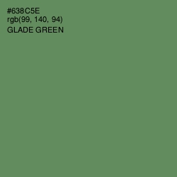 #638C5E - Glade Green Color Image