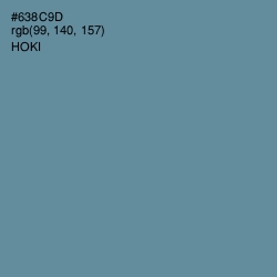 #638C9D - Hoki Color Image