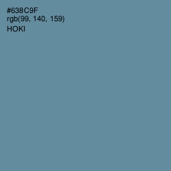 #638C9F - Hoki Color Image