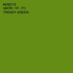 #638D15 - Trendy Green Color Image