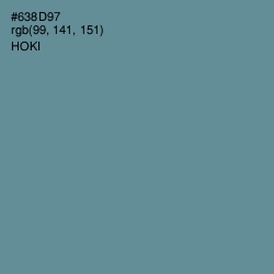 #638D97 - Hoki Color Image