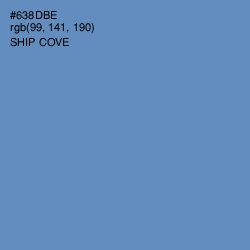 #638DBE - Ship Cove Color Image