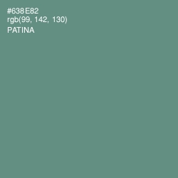 #638E82 - Patina Color Image