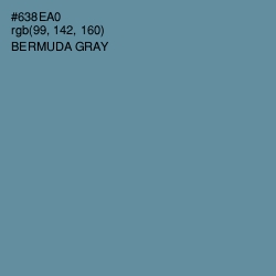 #638EA0 - Bermuda Gray Color Image