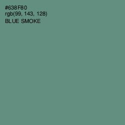 #638F80 - Blue Smoke Color Image