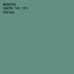 #638F83 - Patina Color Image