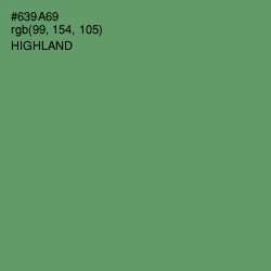 #639A69 - Highland Color Image