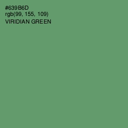 #639B6D - Viridian Green Color Image